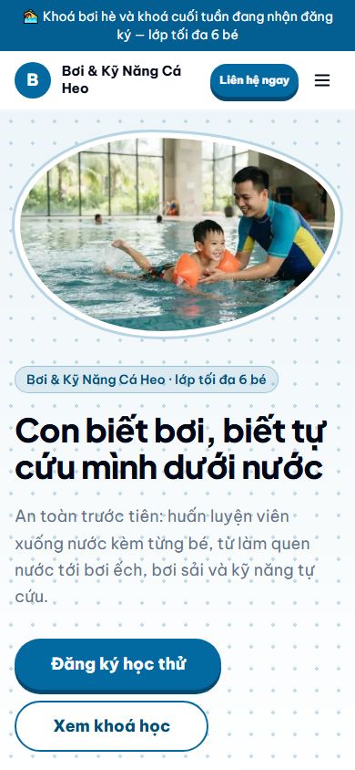 Web mẫu Cá Heo