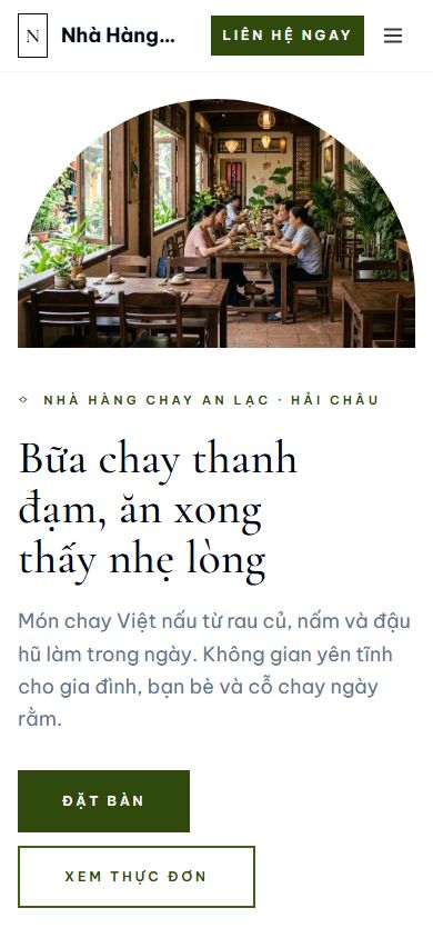 Mẫu An Lạc trên điện thoại