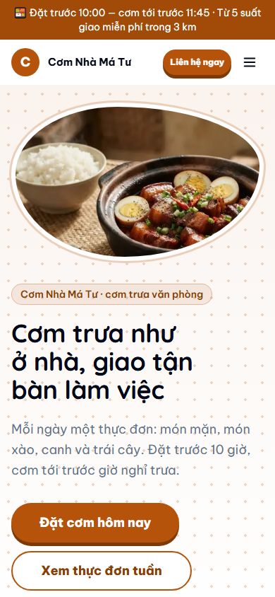 Mẫu Má Tư trên điện thoại