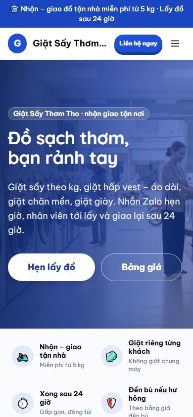 Mẫu Thơm Tho trên điện thoại