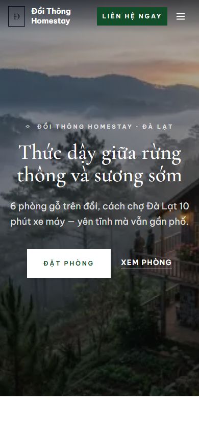 Mẫu Đồi Thông trên điện thoại