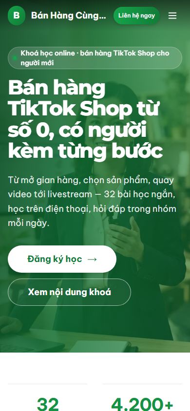 Mẫu Bán Hàng Cùng Thảo trên điện thoại