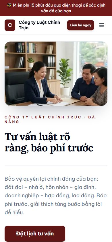 Mẫu Chính Trực trên điện thoại