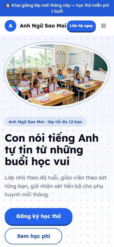 Mẫu Sao Mai trên điện thoại