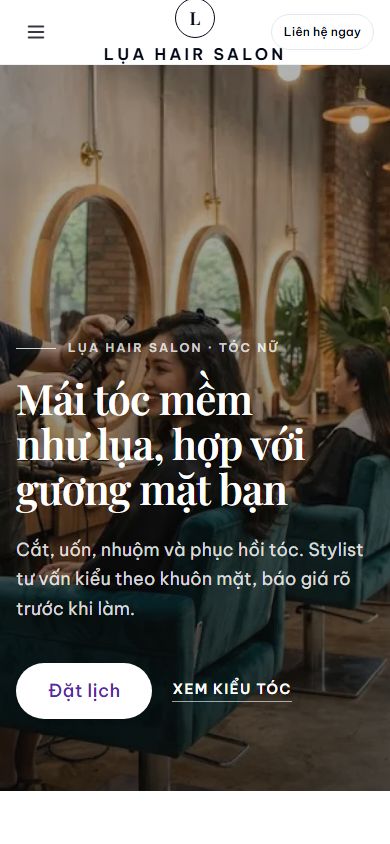 Mẫu Lụa trên điện thoại