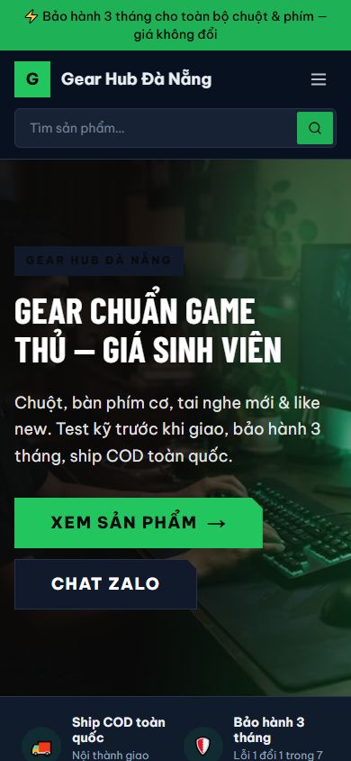 Mẫu Gear trên điện thoại