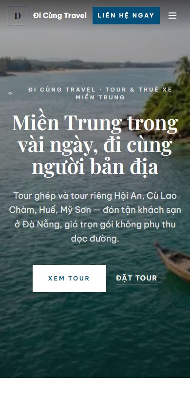 Mẫu Đi Cùng trên điện thoại