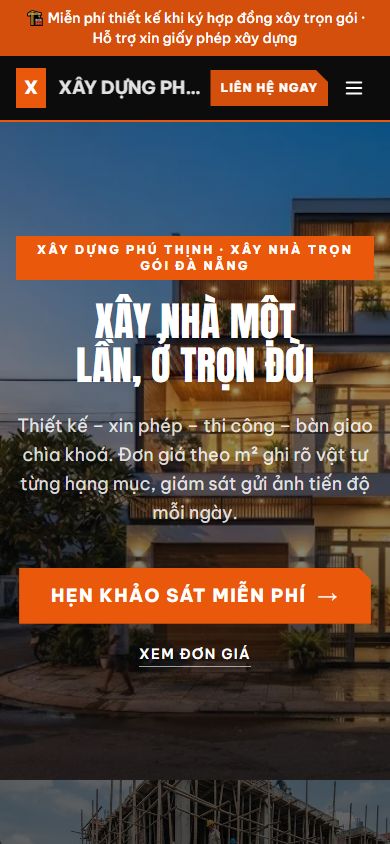 Mẫu Phú Thịnh trên điện thoại